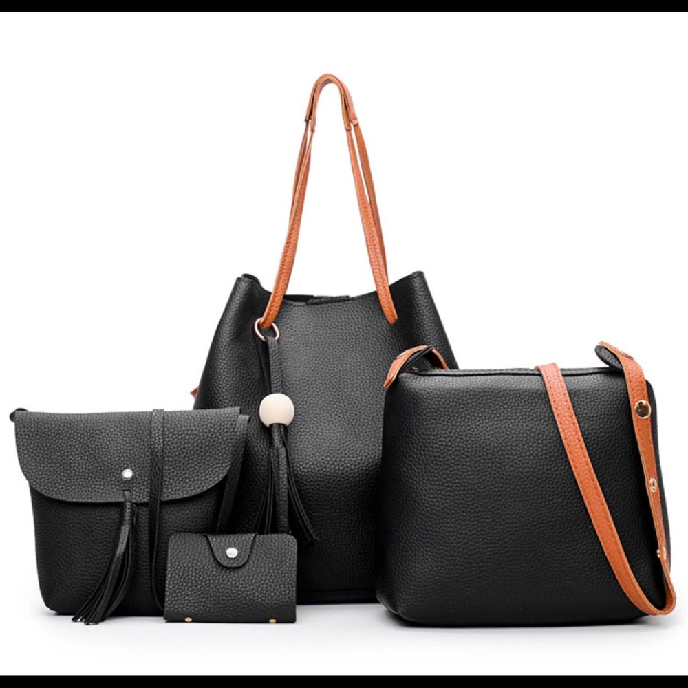 ‼️‼️4 PCS two tone tassel bags - Picture 1 of 5